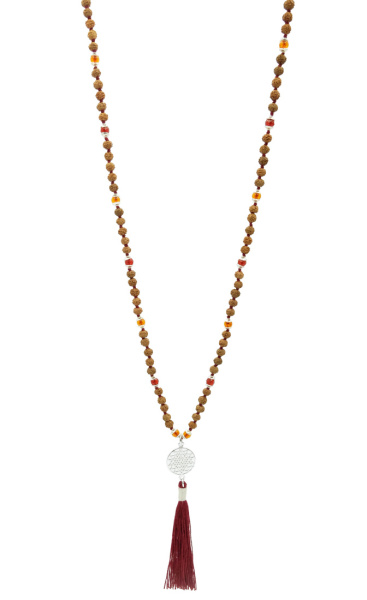 Yantra Mala Carnelian Amber