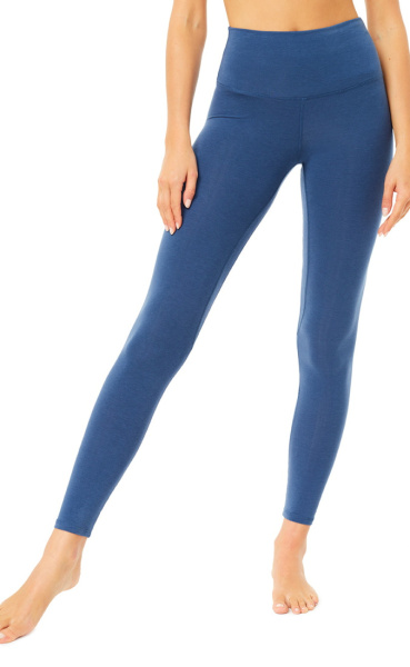 Mandala High Rise Basic Legging - Blue - 1