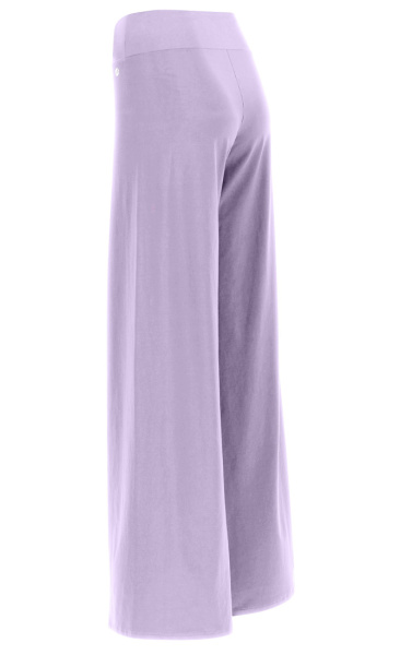 Long Jersey Wide Leg Pants - Orchid - 1