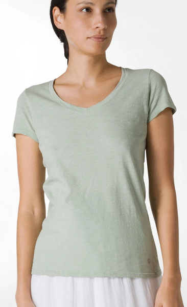 Basic V-Neck Tee - Sage