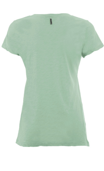 Basic V-Neck Tee - Sage - 4