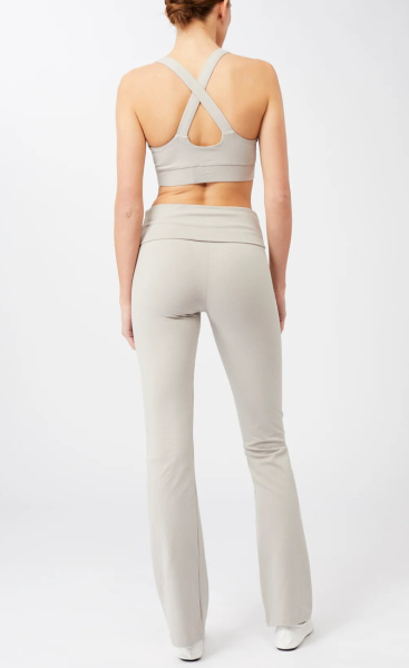 Mandala Classic Rolldown Yoga Pants - Pistacchio - 3