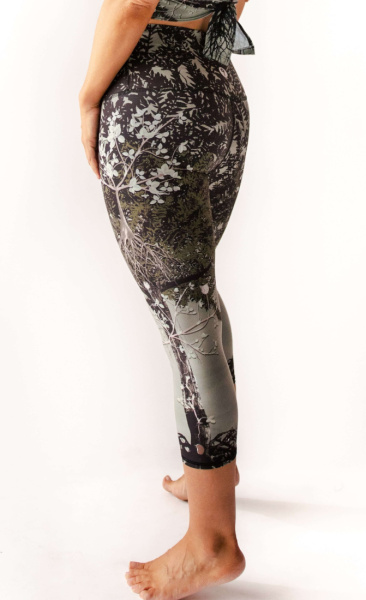 Transformation Recycled Printed Yoga Capri