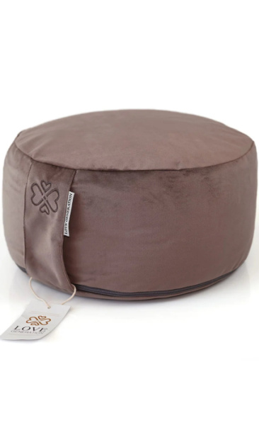 Velours Meditation Cushion Blissful Brown - 2