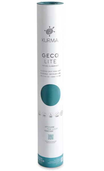 Kurma GECO Lite Rubber Yoga Mat 2 mtr Lagoon - 4