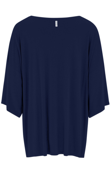 Flow Oversized Tee - Night Blue - 1