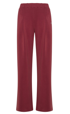 Flow Wide Leg Pants - Cordovan Red