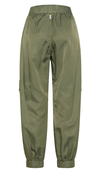 Cupro Sateen Cargo Pants - 1