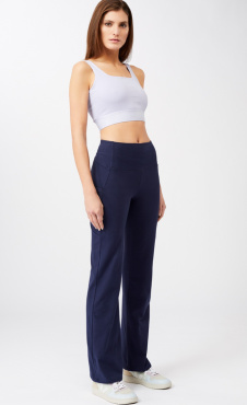 Mandala Straight Pants - Night Blue