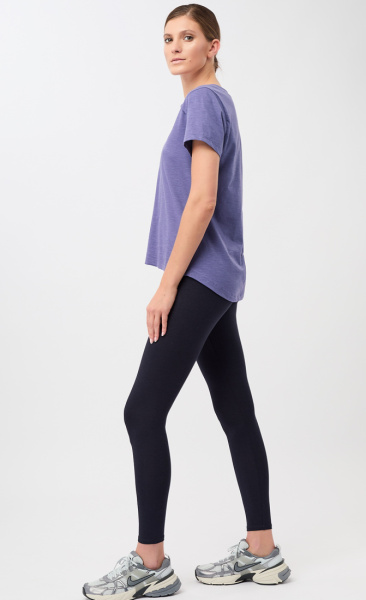 Mandala The New V-Neck Tee - Deep Violet - 3