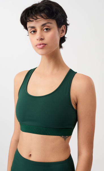 Mandala Sports Bra - Seaweed