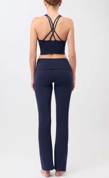 Mandala Classic Rolldown Yoga Pants - Night Sky - 6