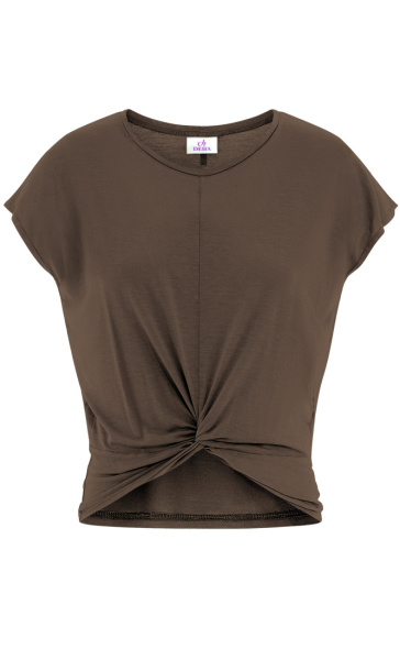 Knot Tee - Coffee - 4