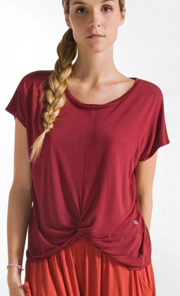 Knot Tee - Cordovan Red - 2