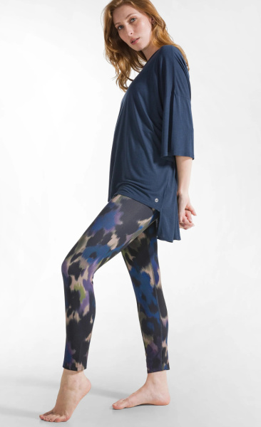 Flow Oversized Tee - Night Blue - 2