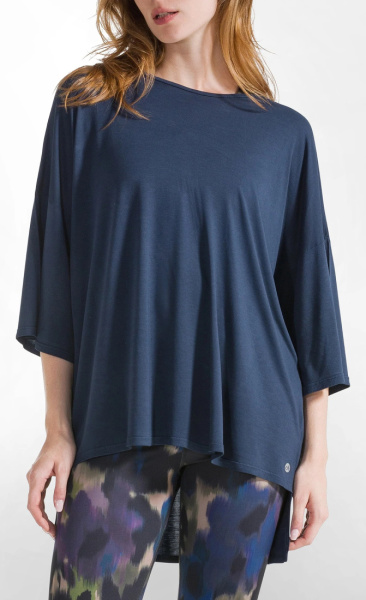 Flow Oversized Tee - Night Blue - 3