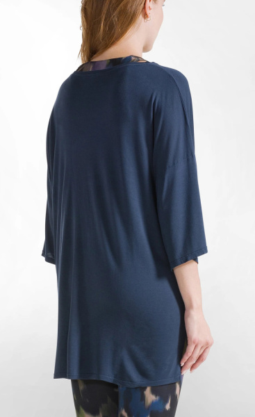 Flow Oversized Tee - Night Blue - 4