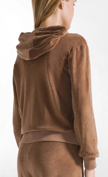 Chenille Lounge Hoodie - Walnut - 3