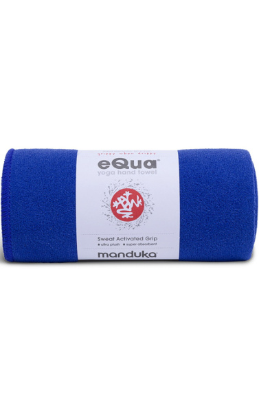 Manduka eQua Handtowel Blue Toad - 4