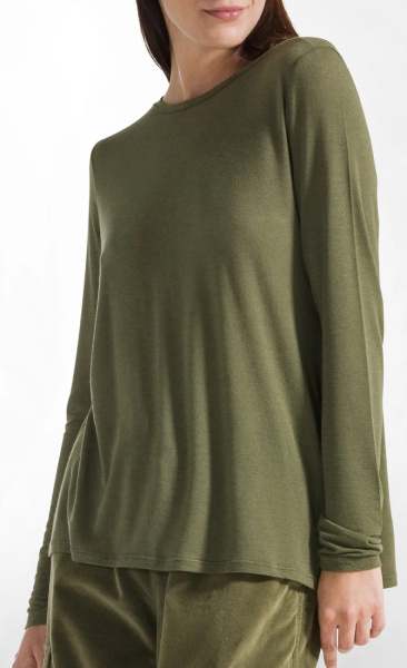 Cashmere Blend Longsleeve - Olive