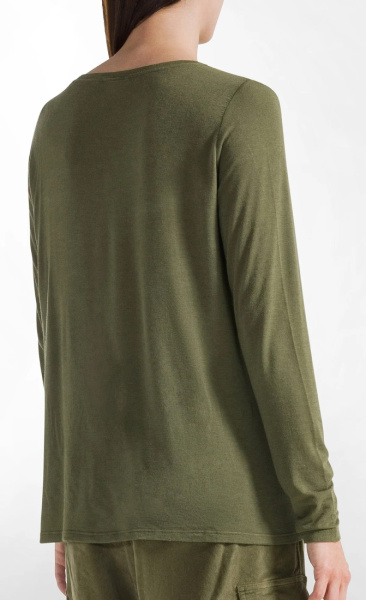 Cashmere Blend Longsleeve - Olive - 1