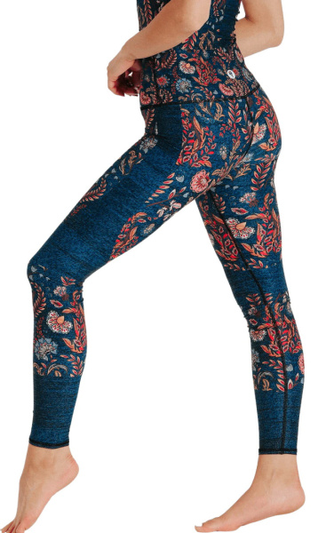 Yoga Leggings Robin's Roses - 1