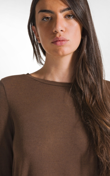 Cashmere Blend Longsleeve - Coffee - 2