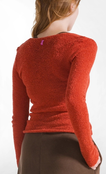 Bouclé Knit V-Neck - 2