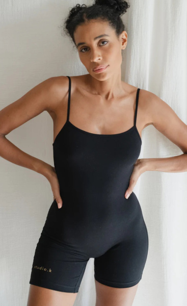 StudioK Katarina Bamboo Bodysuit - Black