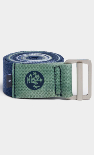 Manduka 2,5 mtr Align Yoga Strap Blue Toad TD