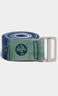 Manduka 2,5 mtr Align Yoga Strap Blue Toad TD