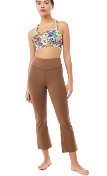 Mandala Cropped Flared Pants - Western - 4