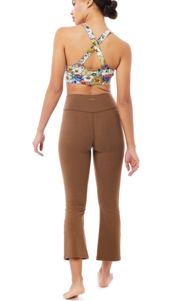 Mandala Cropped Flared Pants - Western - 5