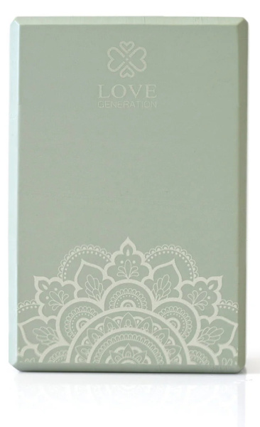 Love Generation Yoga Block Mandala sage - 2