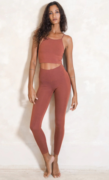 StudioK Eira High Waist Leggings Extra Long - Cinnamon